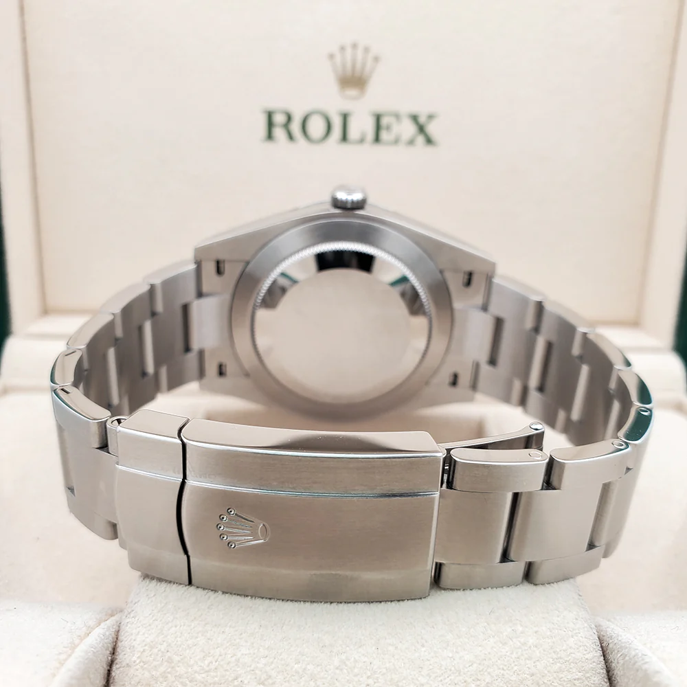 2020 Rolex Oyster Perpetual 41mm 124300 Silver Index Dial Steel Watch Box Papers - Image 5
