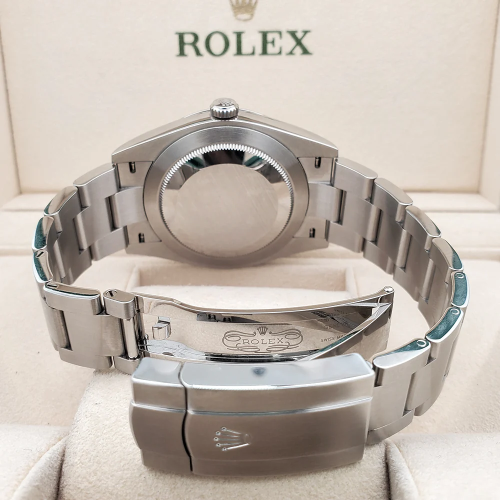 2020 Rolex Oyster Perpetual 41mm 124300 Silver Index Dial Steel Watch Box Papers - Image 6