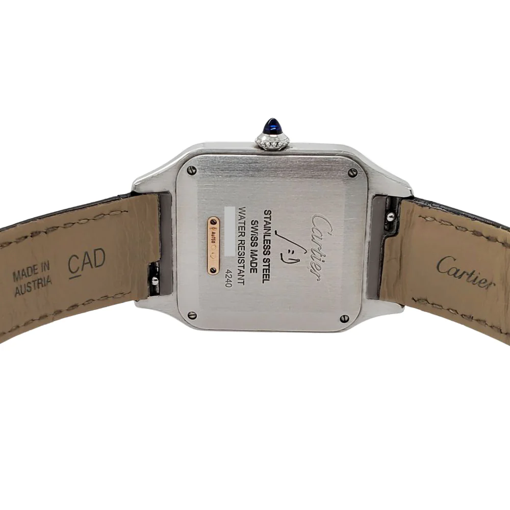 2021 Cartier Santos Dumont Large Steel/Rose Gold Watch W2SA0011 4240 Box Papers - Image 4