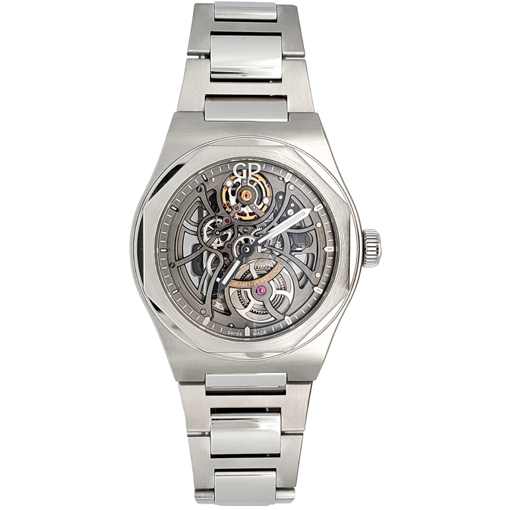 2021 Girard Perregaux Laureato Skeleton Openworked 42mm Steel Watch Box Papers 81015-11-001-11A - Image 9