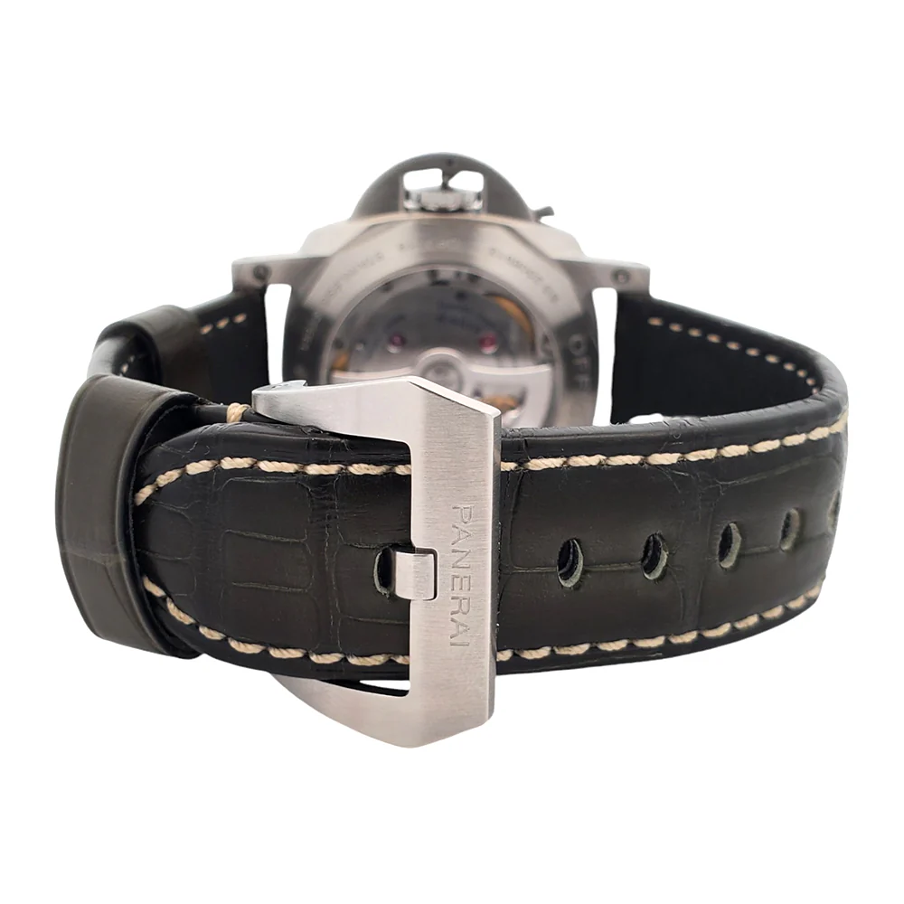 2021 Panerai GMT Luminor Marina 1950 3 Days PAM01321 Steel Mens 44mm Watch Box Papers - Image 6
