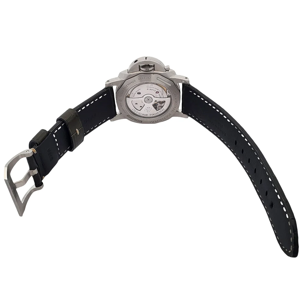 2021 Panerai GMT Luminor Marina 1950 3 Days PAM01321 Steel Mens 44mm Watch Box Papers - Image 7