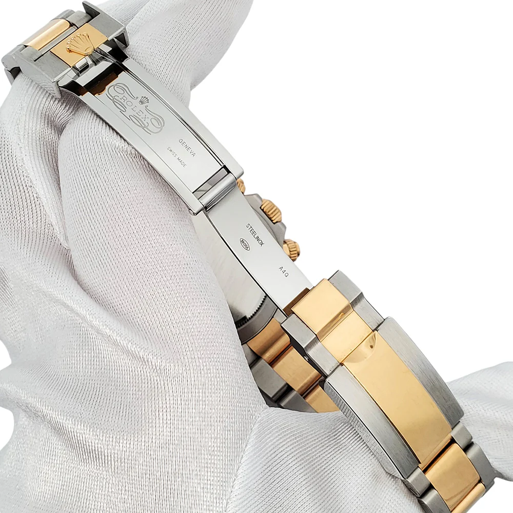 2021 Rolex Cosmograph Daytona 40mm White Dial Yellow Gold/Steel Watch 116503 Box Papers - Image 6
