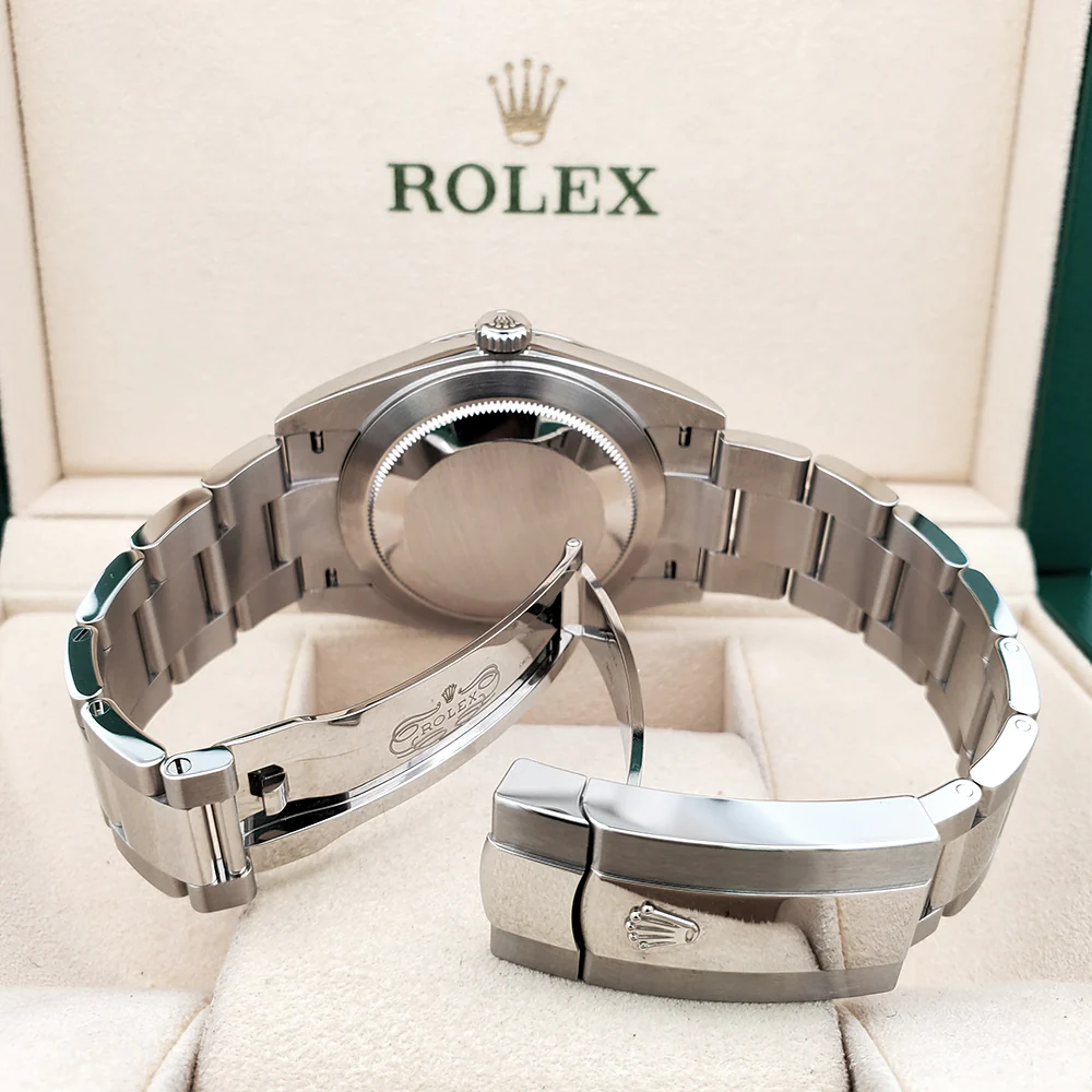 2021 Rolex Datejust 41 126300 Rhodium/Gray Index Oyster Watch Box Papers - Image 6