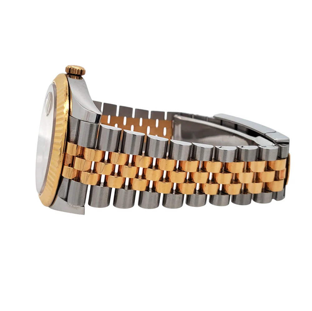 2021 Rolex Datejust 41 126333 Silver Index 2-Tone Yellow Gold/Steel Jubilee Watch Box Papers - Image 4