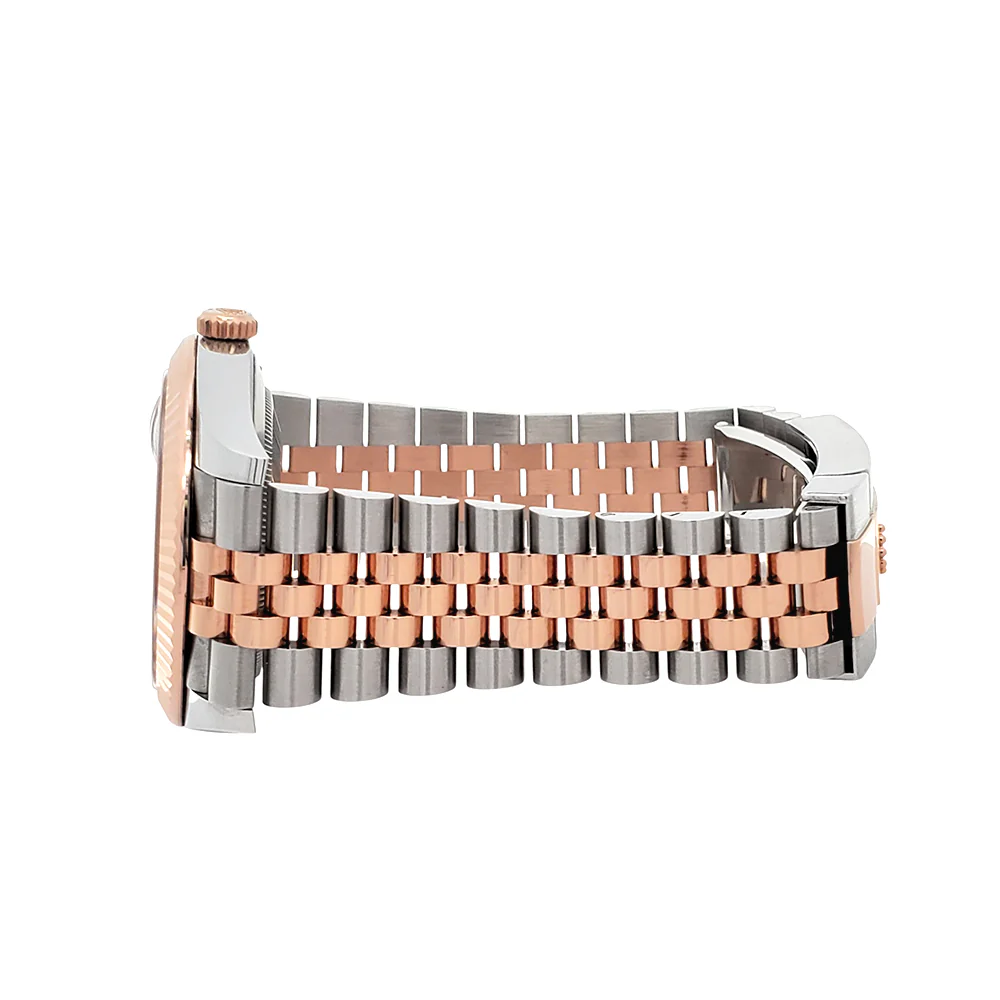 2021 Rolex Datejust 41 Wimbledon Slate Dial 126331 2-tone Rose Gold/Steel Jubilee Watch Box Papers - Image 6