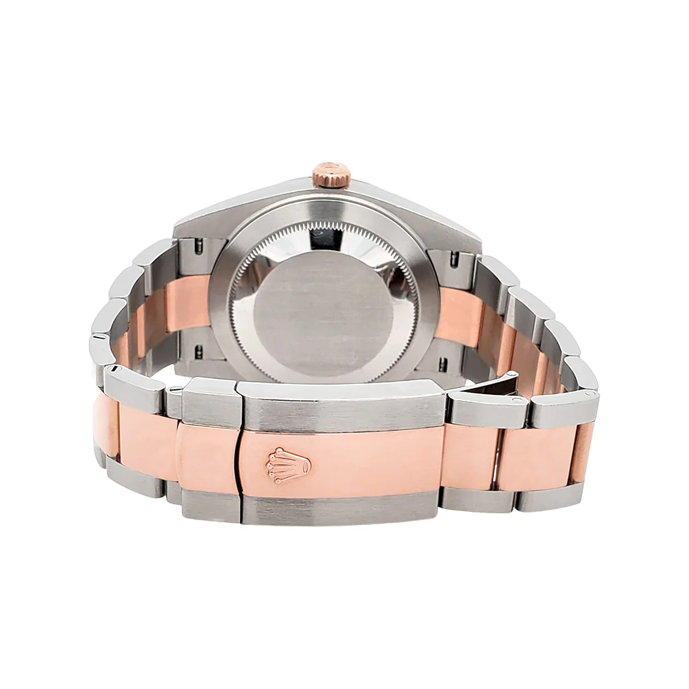 2021 Rolex Datejust 41 Wimbledon Slate Dial 126331 2-Tone Rose Gold/Steel Oyster Watch Box Papers - Image 7