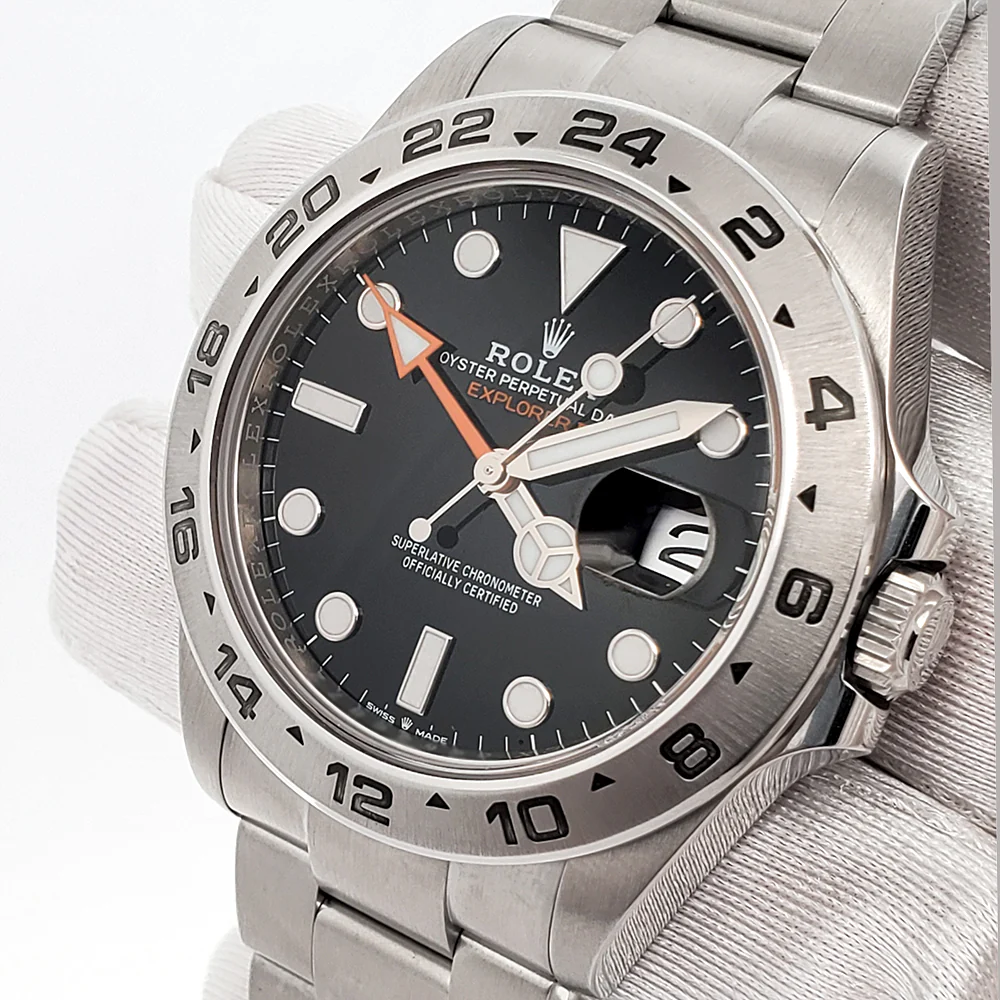 2021 Rolex Explorer II 42mm Black Dial Steel Oyster Watch 226570 Box Papers - Image 2