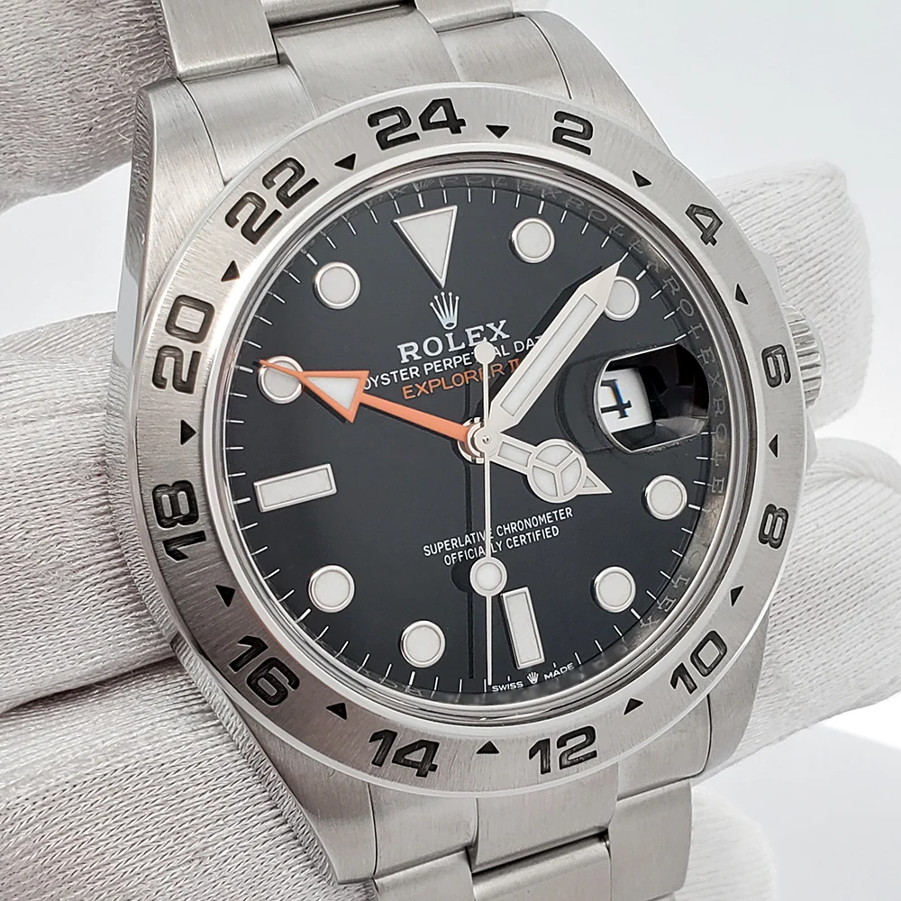 2021 Rolex Explorer II 42mm Black Dial Steel Oyster Watch 226570 Box Papers - Image 3