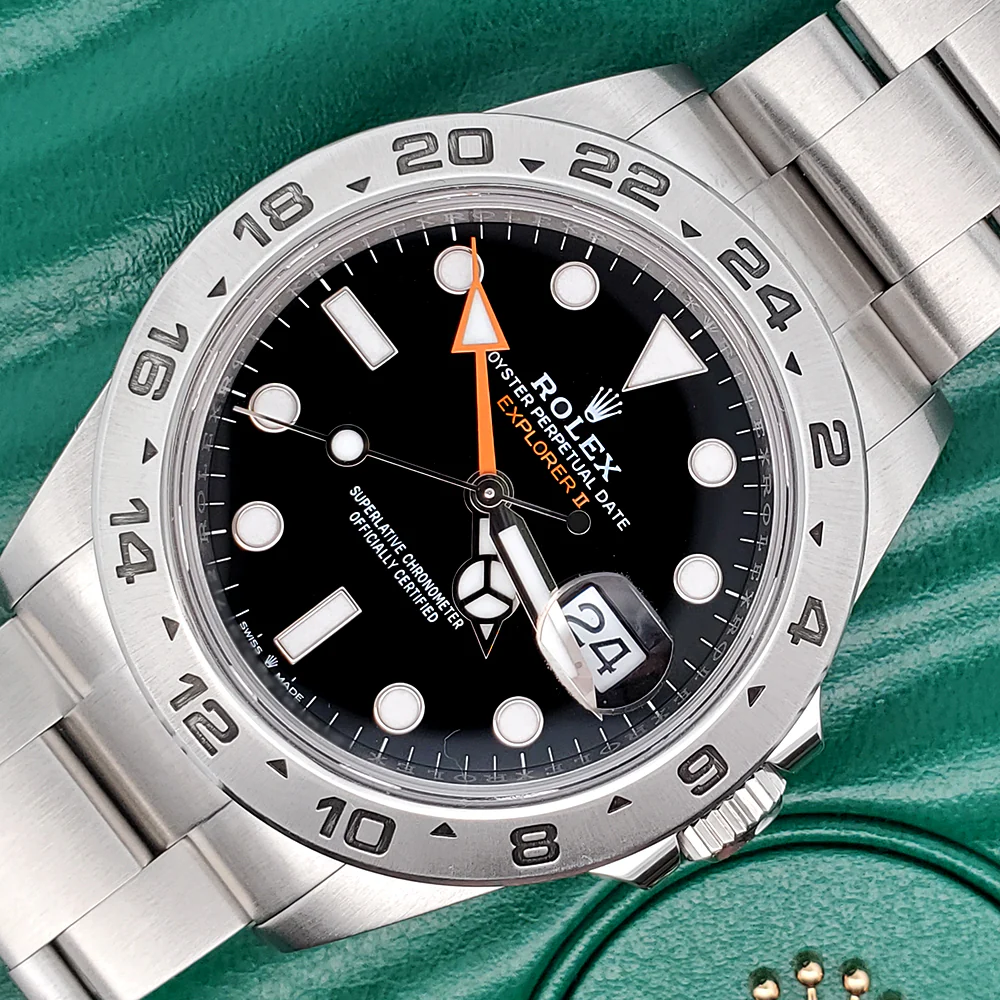 2021 Rolex Explorer II 42mm Black Dial Steel Oyster Watch 226570 Box Papers - Image 4