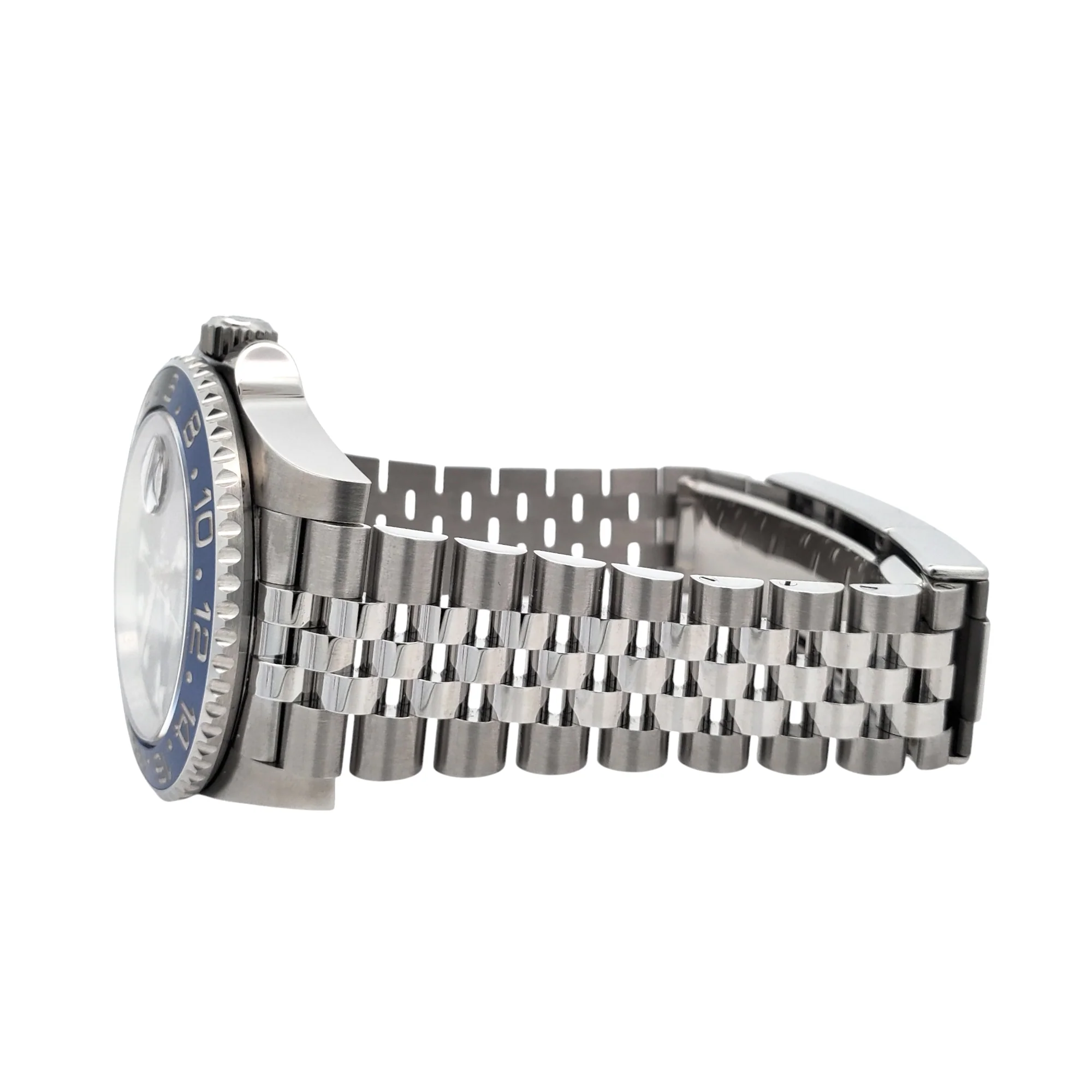 2021 Rolex GMT-Master II 40mm Batgirl Blue/Black Bezel Jubilee Steel Watch 126710BLNR Box Papers - Image 4