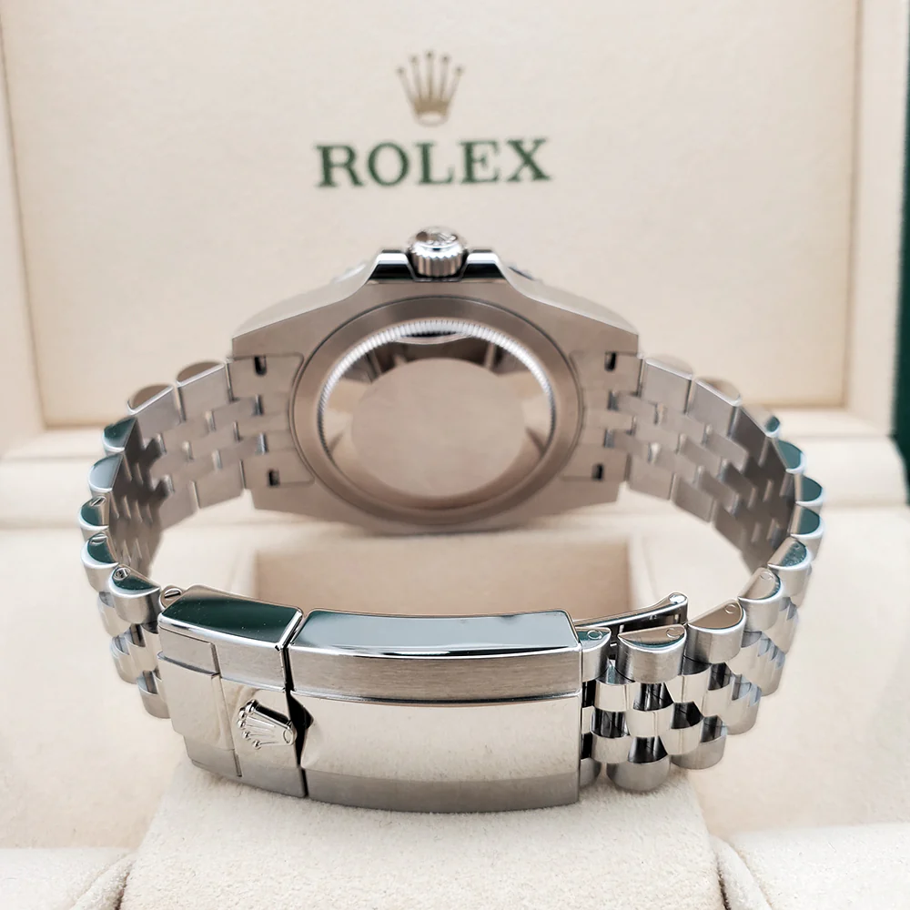 2021 Rolex GMT-Master II 40mm Batgirl Blue/Black Bezel Jubilee Steel Watch 126710BLNR Box Papers - Image 5