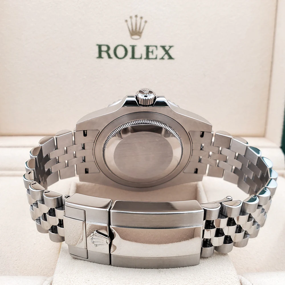 2021 Rolex GMT-Master II 40mm Batgirl Blue/Black Bezel Jubilee Steel Watch 126710BLNR Box Papers - Image 5