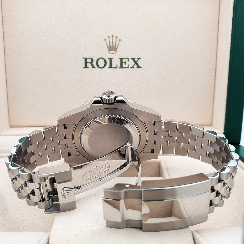 2021 Rolex GMT-Master II 40mm Batgirl Blue/Black Bezel Jubilee Steel Watch 126710BLNR Box Papers - Image 6