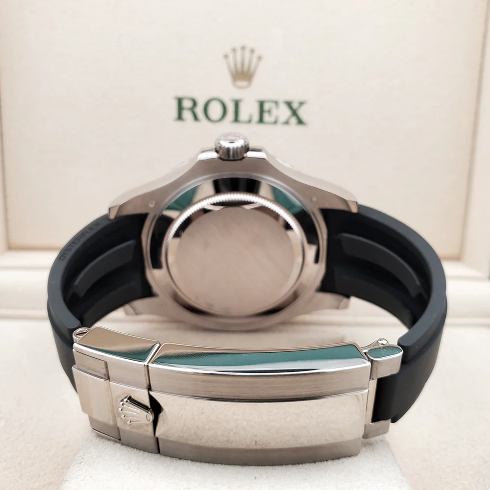 2021 Rolex White Gold Yacht-Master Oysterflex Mens Watch 226659 Box Papers - Image 5