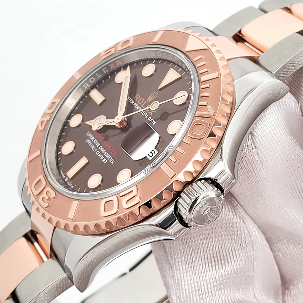 2021 Rolex Yacht-Master 126621 Chocolate Dial 2-tone Everose Gold/Steel 40mm Watch Box Papers - Image 3