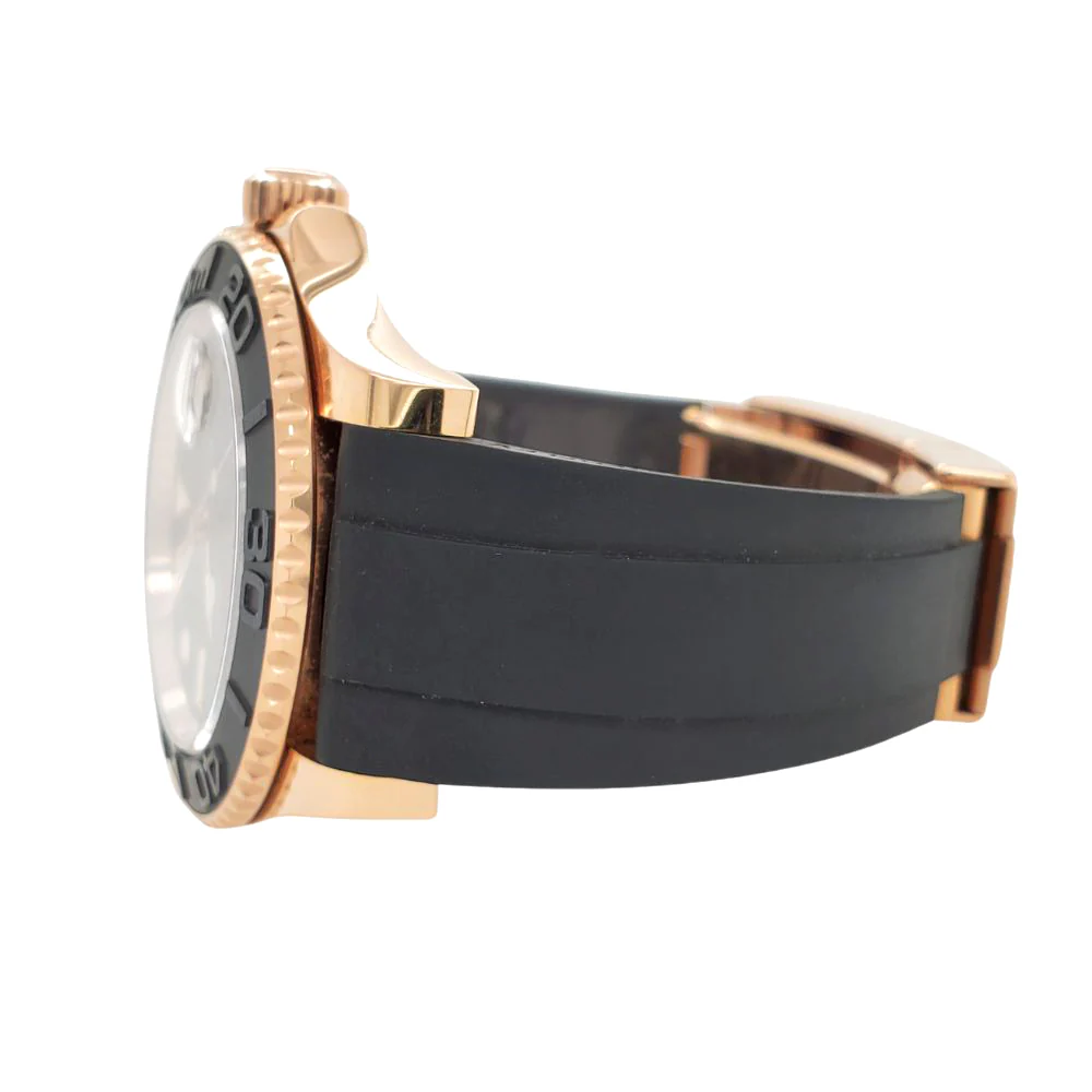 2021 Rolex Yacht-Master 40mm 126655 Black Dial Oysterflex Strap Rose Gold Watch Box Papers/Serial Tag - Image 4