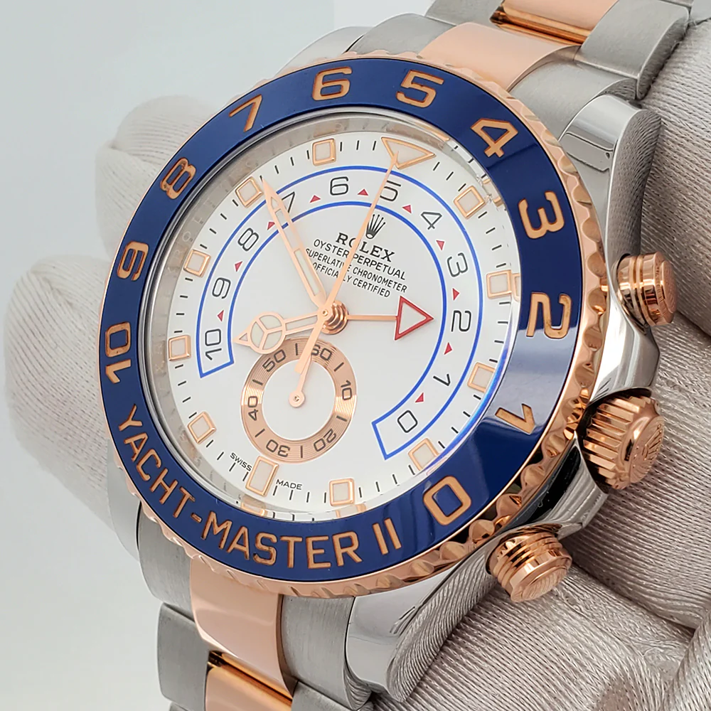2021 Rolex Yacht-Master II 44mm 116681 2-tone Rose Gold/Steel Watch Box Papers - Image 2