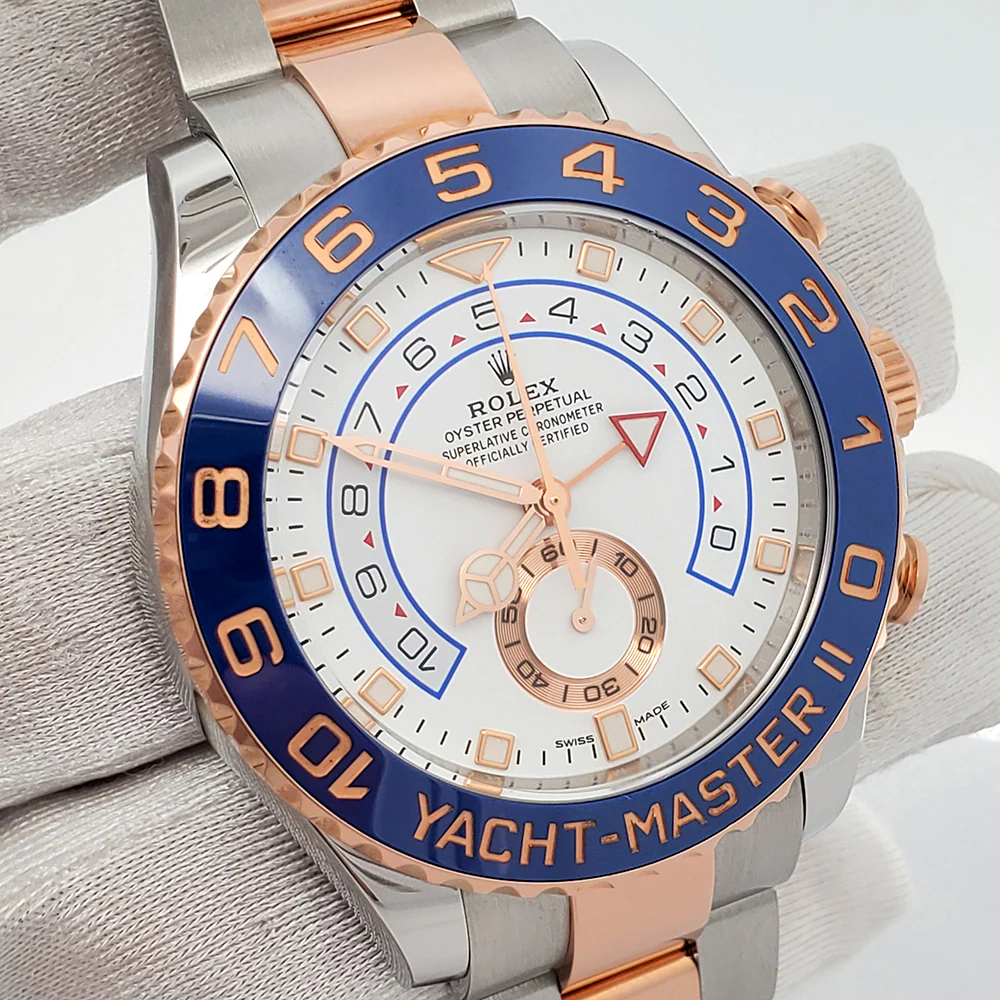 2021 Rolex Yacht-Master II 44mm 116681 2-tone Rose Gold/Steel Watch Box Papers - Image 3