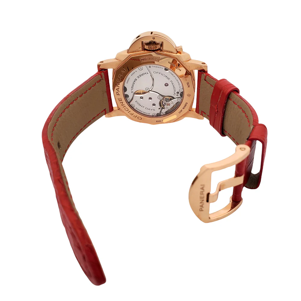 Panerai Luminor Rose Gold 44mm 1950 8 Days PAM00576 Watch Box Papers - Image 6