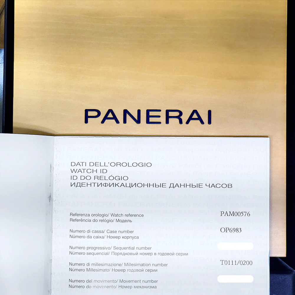 Panerai Luminor Rose Gold 44mm 1950 8 Days PAM00576 Watch Box Papers - Image 8
