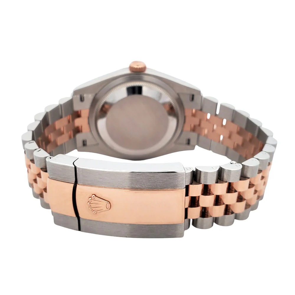 2022 Rolex Datejust 126231 Rose Diamond Roman 2-tone Everose/Steel 36mm Jubilee Watch Box Papers - Image 5