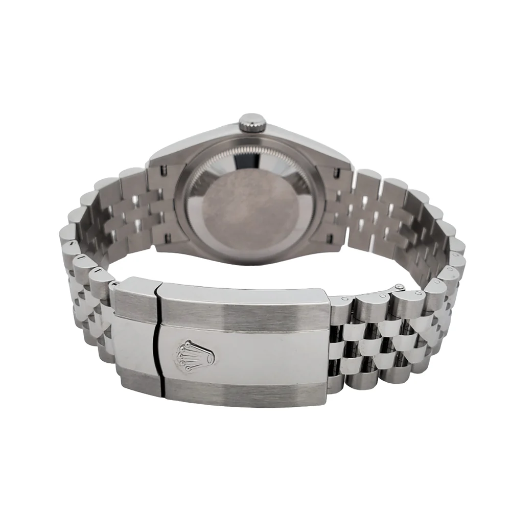 2022 Rolex Datejust 36mm 126200 White Roman Dial Steel Jubilee Watch Box Papers - Image 5