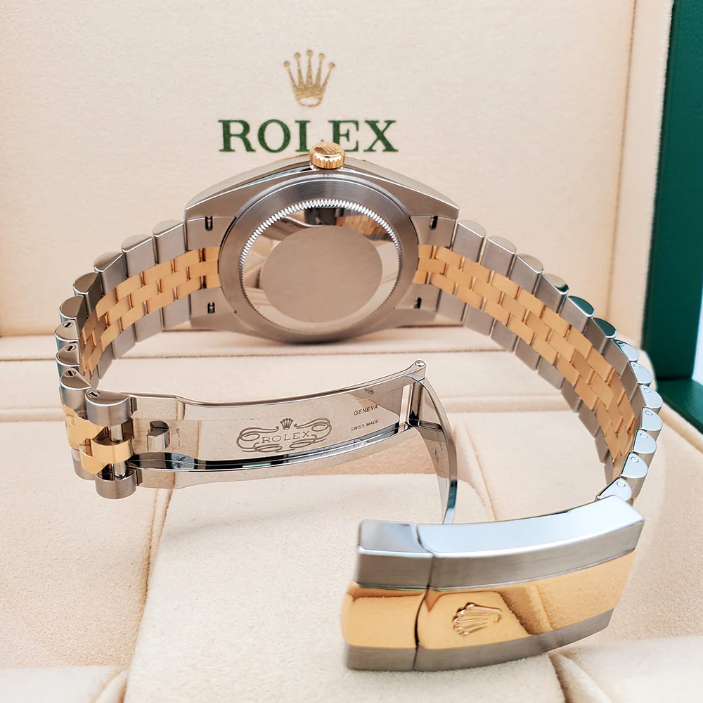 2022 Rolex Datejust 41 126333 White Index 2-tone Yellow Gold/Steel Jubilee Watch Box Papers - Image 6