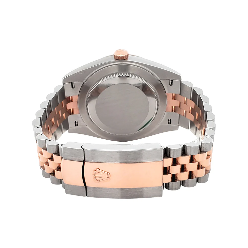 2022 Rolex Datejust 41 Rose Index Dial Rose Gold/Steel Jubilee 126301 Watch Box/Papers/Tag - Image 5
