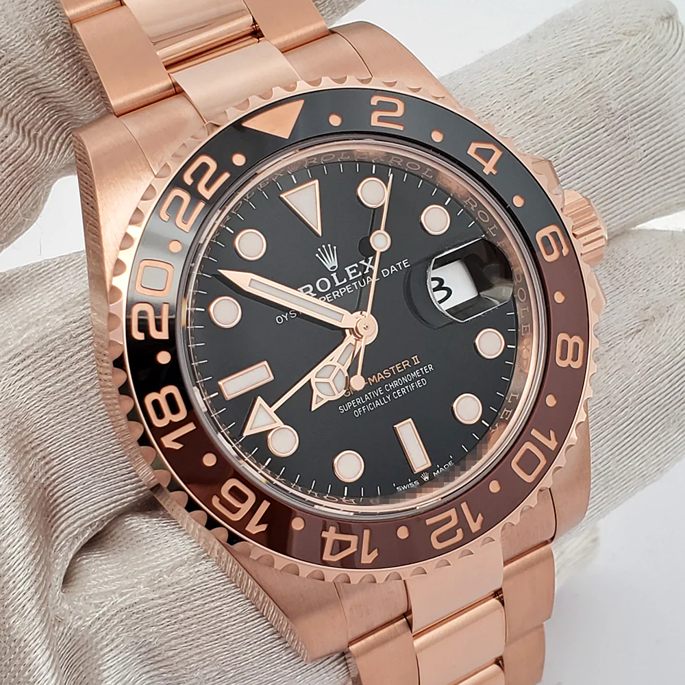 2022 Rolex GMT-Master II Rootbeer 126715CHNR Everose Gold Oyster Watch Box Papers - Image 2