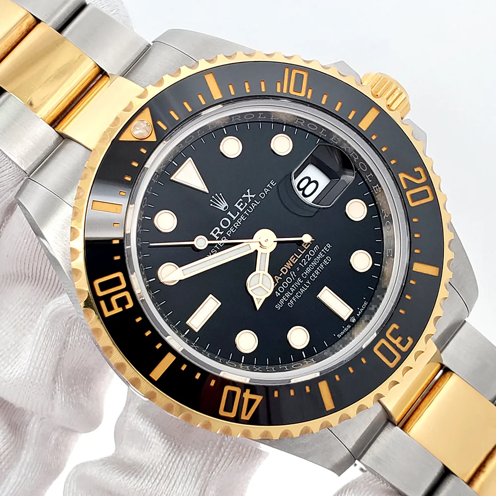 2022 Rolex Sea-Dweller 43mm 126603 Black Ceramic Yellow Gold/Steel Watch Box Papers - Image 2
