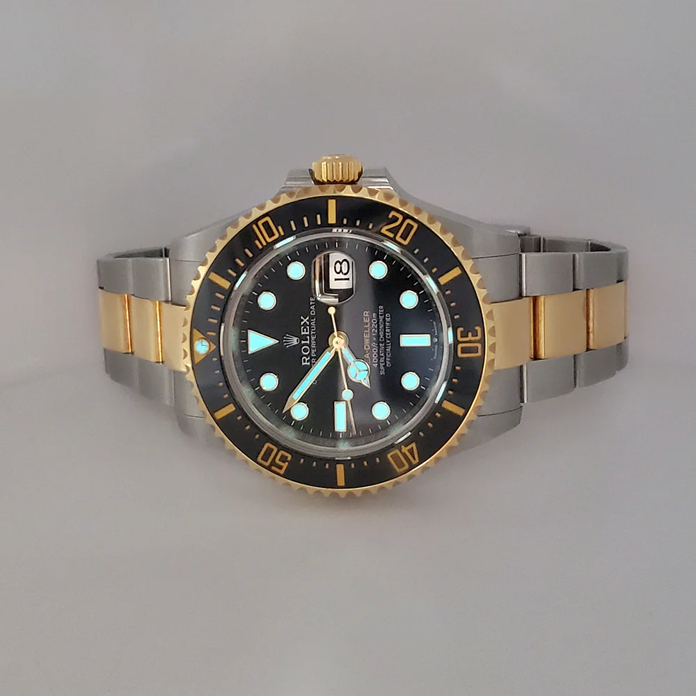 2022 Rolex Sea-Dweller 43mm 126603 Black Ceramic Yellow Gold/Steel Watch Box Papers - Image 6