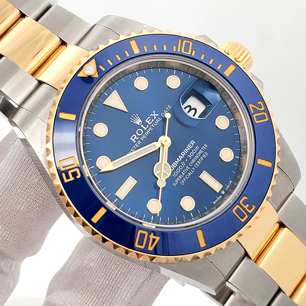 2022 Rolex Submariner Date 41mm Blue Dial 2-tone Yellow Gold/Steel Oyster Watch 126613LB Box Papers - Image 2