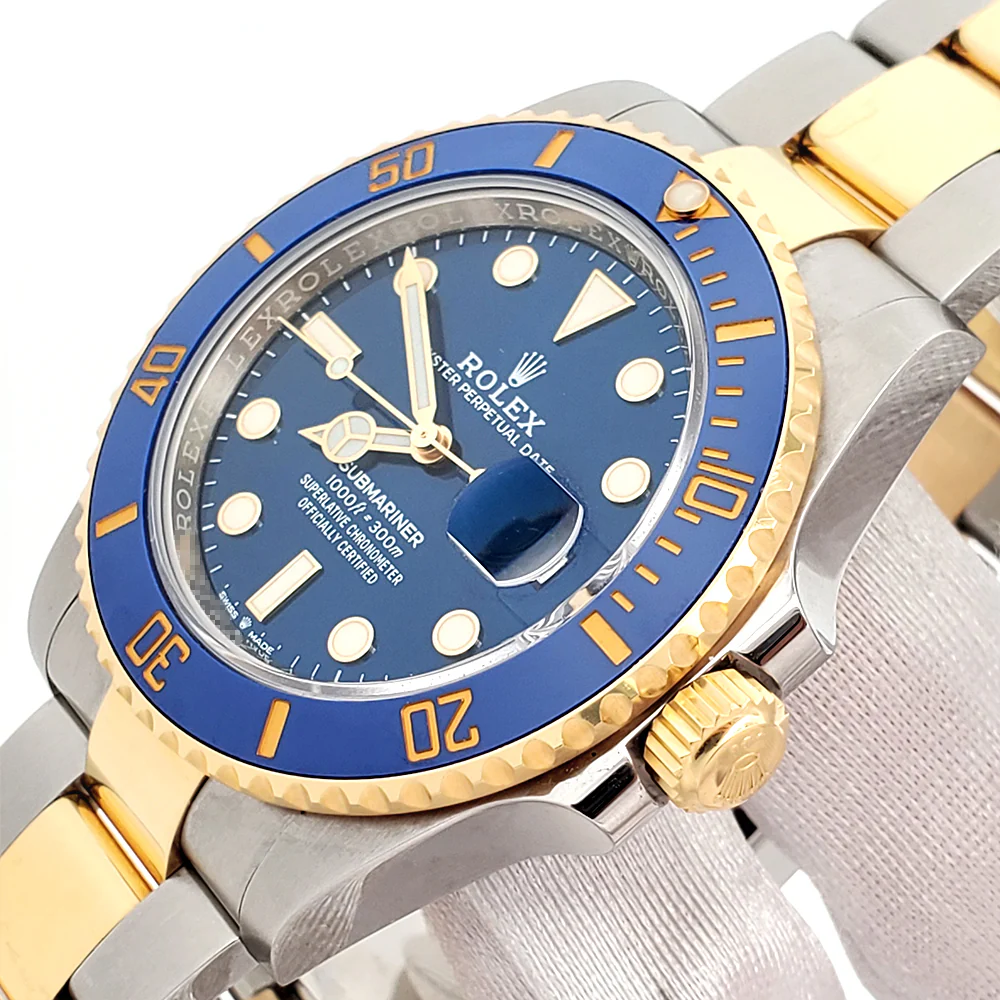 2022 Rolex Submariner Date 41mm Blue Dial 2-tone Yellow Gold/Steel Oyster Watch 126613LB Box Papers - Image 3