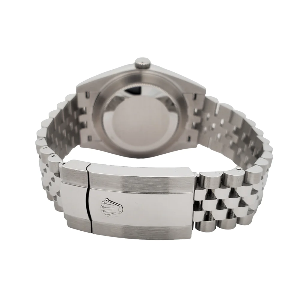 2023 Rolex Datejust 41 126300 Blue Roman Dial Stainless Steel Jubilee Watch Box Papers - Image 5