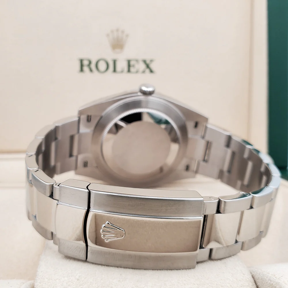 2023 Rolex Datejust 41 126300 Blue Roman Dial Stainless Steel Oyster Watch Box Papers - Image 5