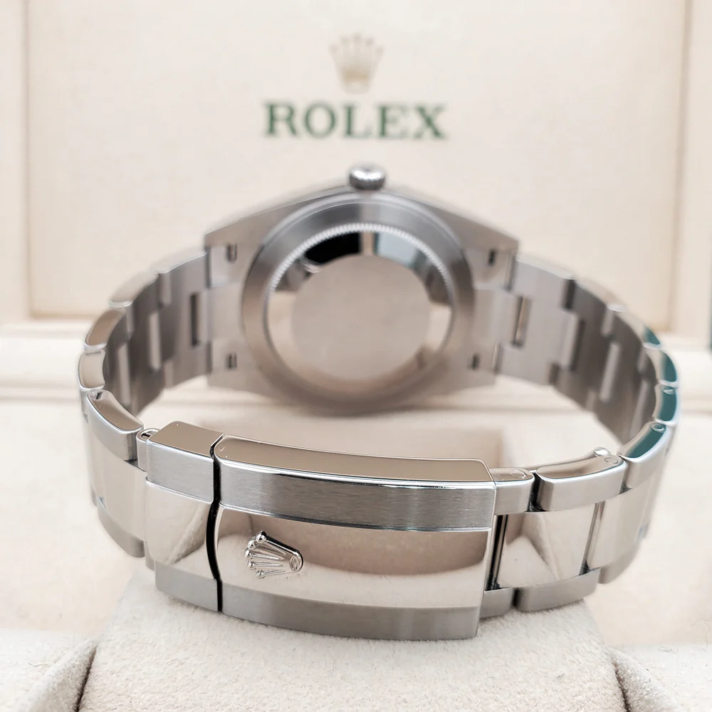 2023 Rolex Datejust 41 126300 Silver Index Steel Oyster Watch Box Papers - Image 5