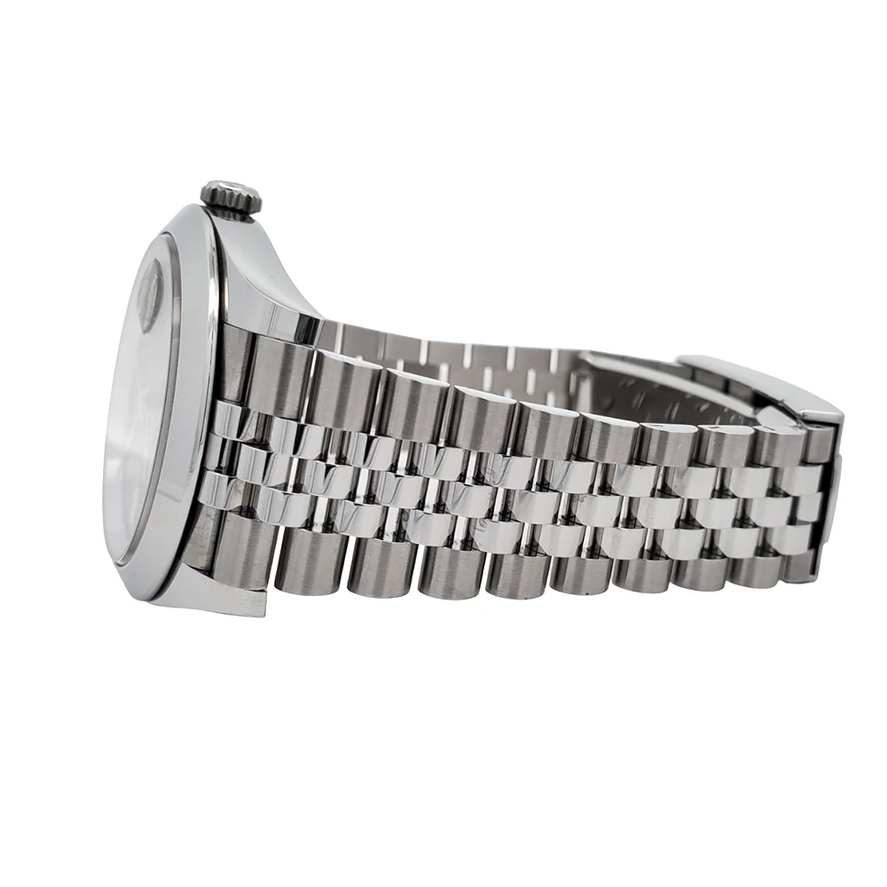 2023 Rolex Datejust 41 126300 Wimbledon Slate Roman Steel Jubilee Watch Box Papers - Image 4