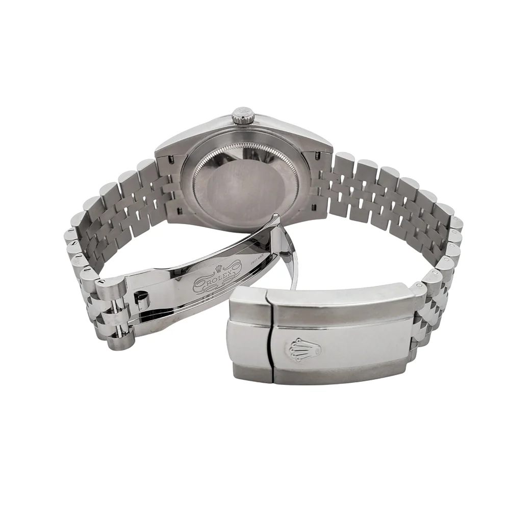 2023 Rolex Datejust 41 126334 Factory Rhodium Diamond Dial Steel Watch Box Papers - Image 6