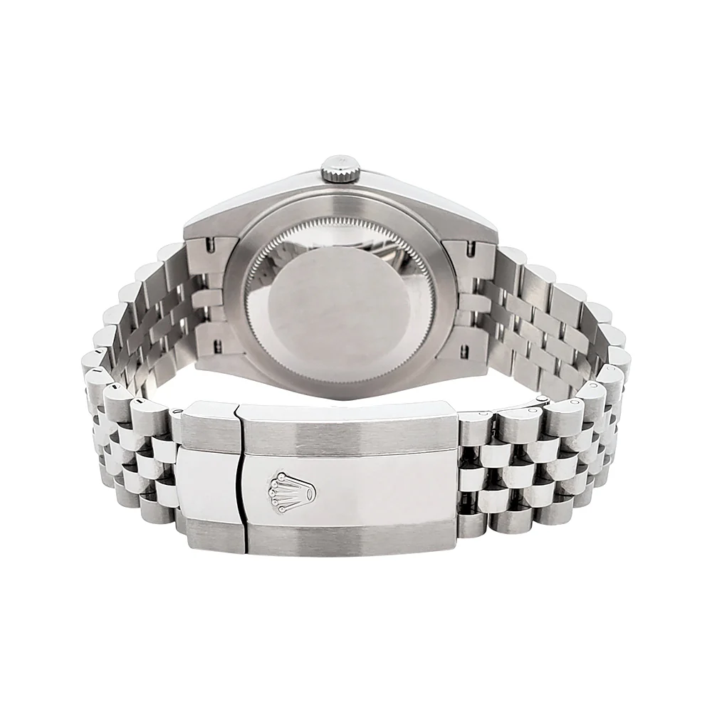 2023 Rolex Datejust 41 126334 Wimbledon Slate Roman Dial Steel Jubilee Watch Box Papers - Image 7