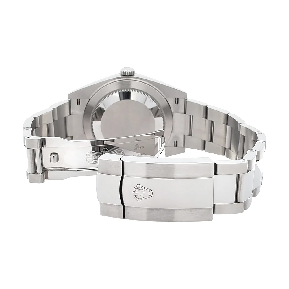 2023 Rolex Datejust 41 126334 Wimbledon Slate Roman Dial Steel Oyster Watch Box Papers - Image 7