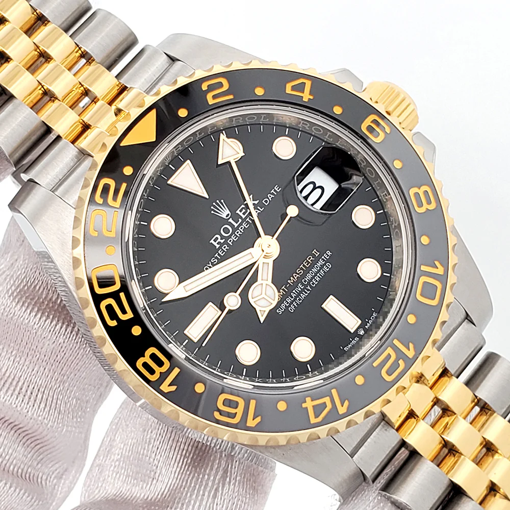 2023 Rolex GMT Master II Zombie Black Grey Bezel Yellow Gold/Steel Jubilee Watch 126713GRNR Box/Papers/Tag - Image 2