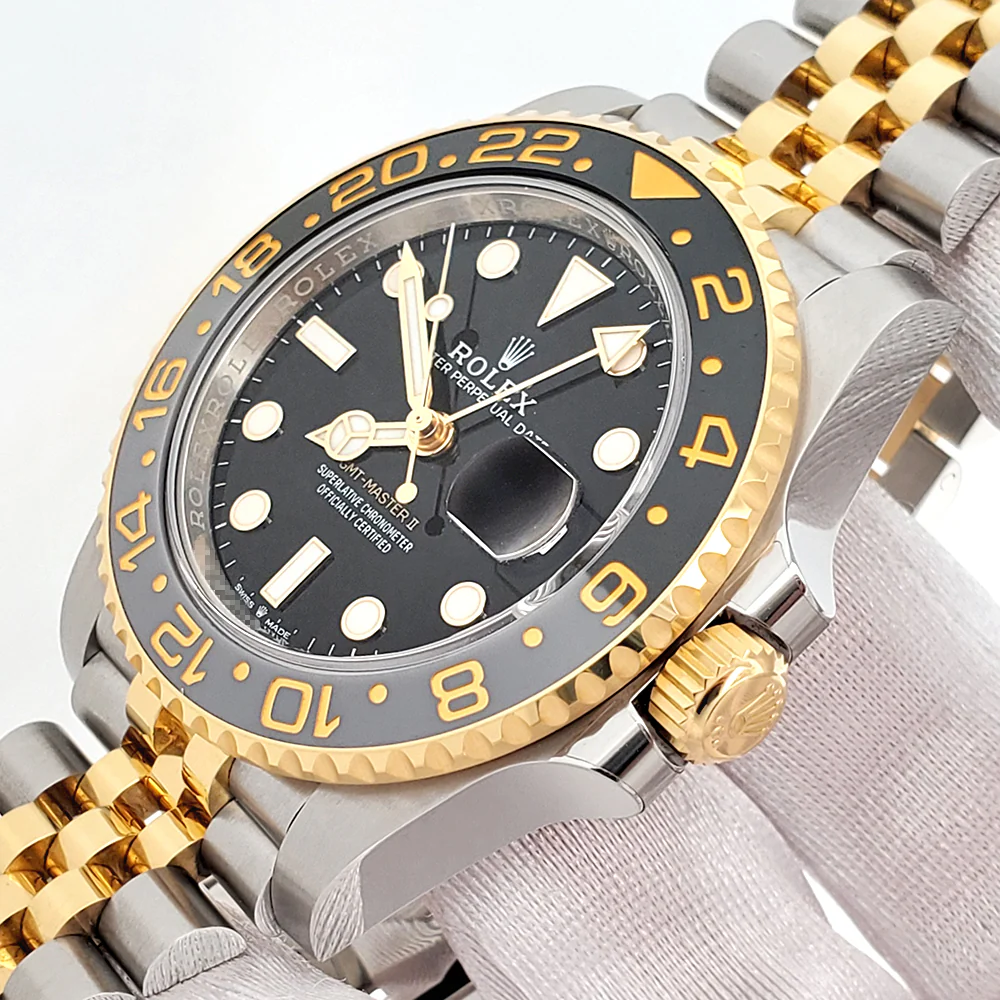 2023 Rolex GMT Master II Zombie Black Grey Bezel Yellow Gold/Steel Jubilee Watch 126713GRNR Box/Papers/Tag - Image 3