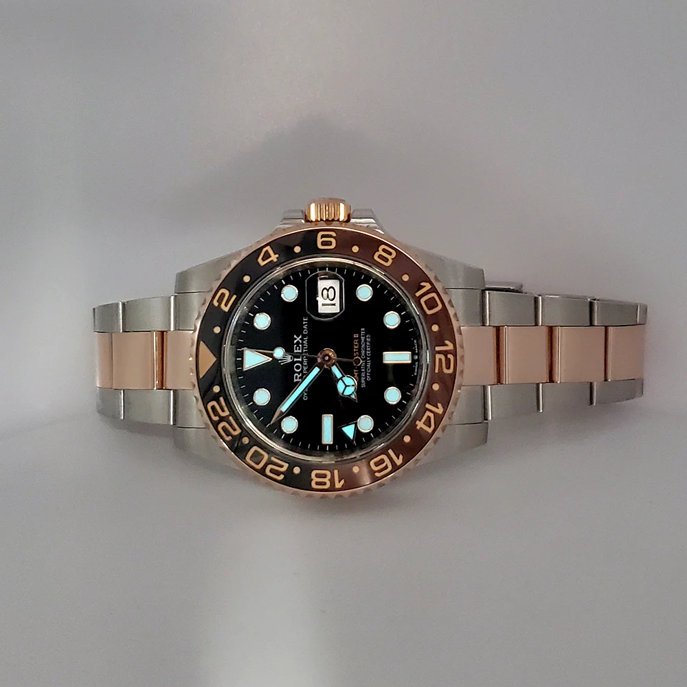 2023 Rolex Rootbeer GMT-Master II 2-Tone Rose Gold/Steel 40mm Watch 126711CHNR Box Papers - Image 9