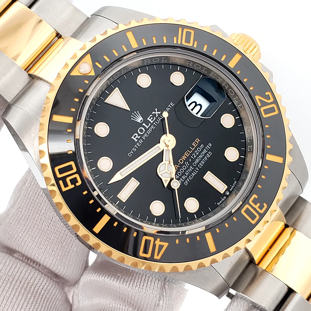 2023 Rolex Sea-Dweller 43mm 126603 Black Ceramic Yellow Gold/Steel Watch Box/Papers/Tag - Image 2