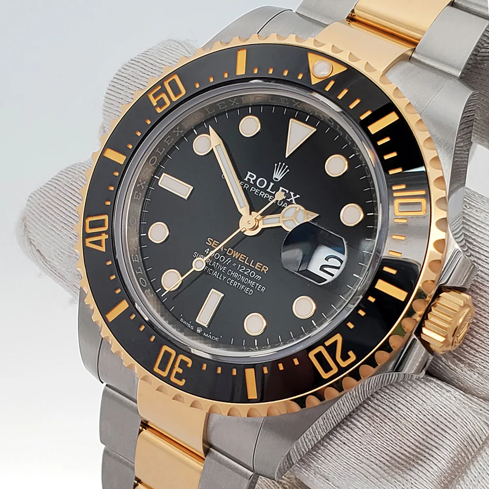 2023 Rolex Sea-Dweller 43mm 126603 Black Dial Yellow Gold/Steel Watch Box Papers - Image 2