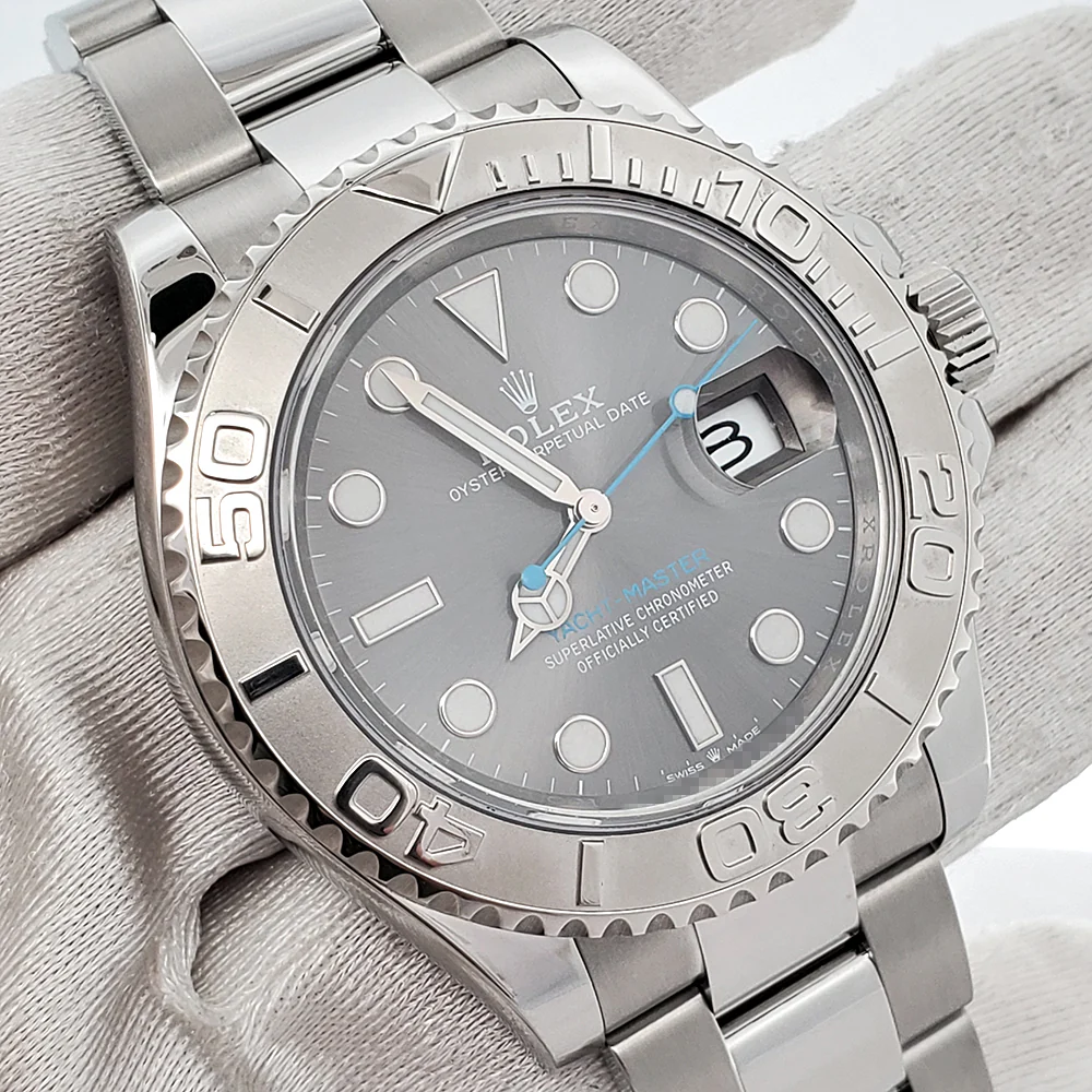 2023 Rolex Yacht-Master 40mm Rhodium Platinum/Steel Watch 126622 Box Papers - Image 3