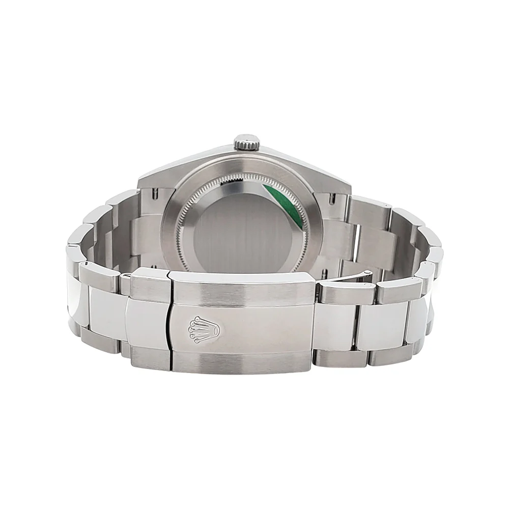 2023 Unworn Green Motif Rolex Datejust 41 Steel Oyster Watch 126300 Box/Papers/Tag - Image 6