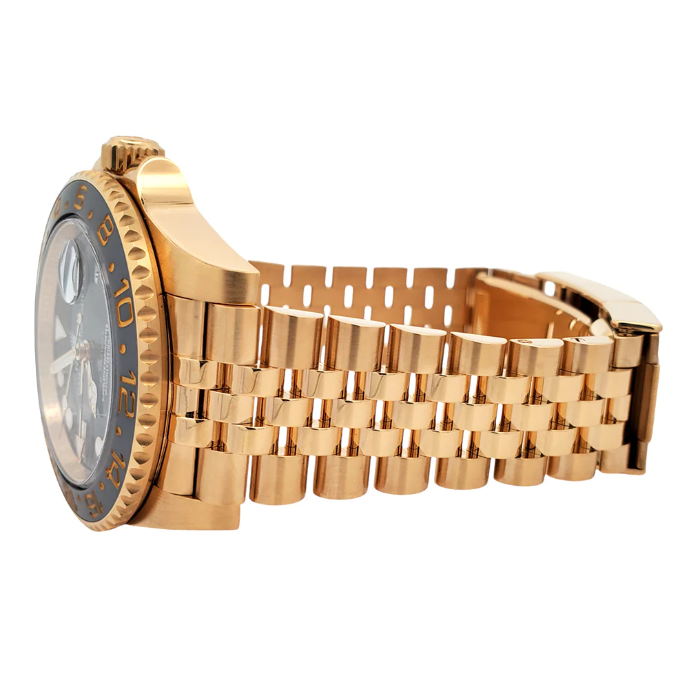 2024 Rolex GMT-Master II Bruce Wayne 18K Yellow Gold 40mm Jubilee Watch 126718 Box Papers - Image 4