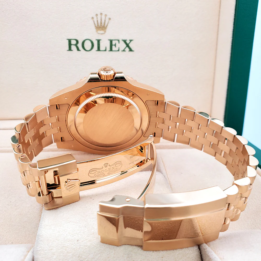2024 Rolex GMT-Master II Bruce Wayne 18K Yellow Gold 40mm Jubilee Watch 126718 Box Papers - Image 6